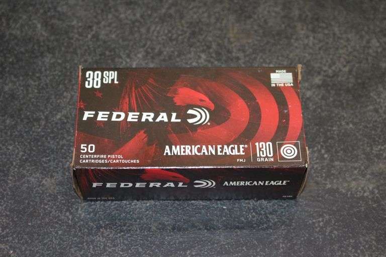 Federal 38 Special 130 GR American Eagle FMJ Cartridges image
