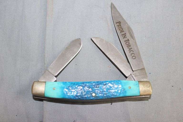 Owen's Cutlery "Pride in Tobacco" 3 Blade Pocket Knife image