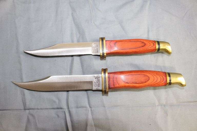 Frost Cutlery Virginia City Combo 15-440CB Fixed Knives and Sheath image