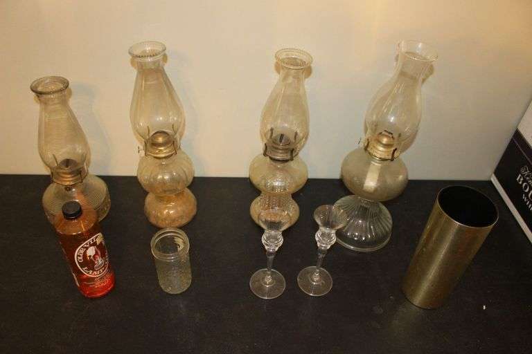 Oil Lamps, Oil, and Candle Holders image