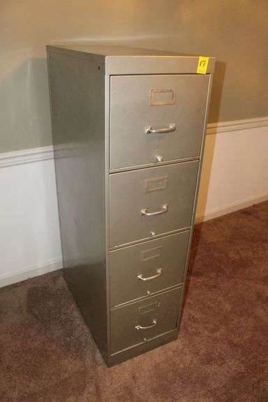 Metal 4 Drawer Filing Cabinet image