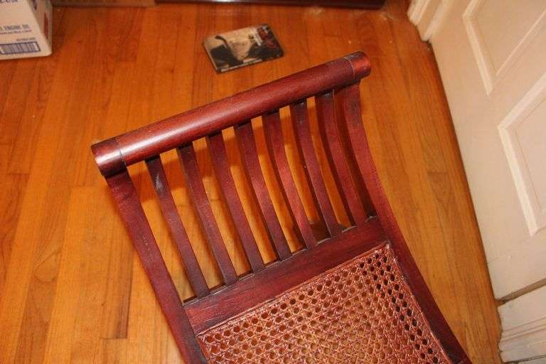 Cane Bottom Curule Chair