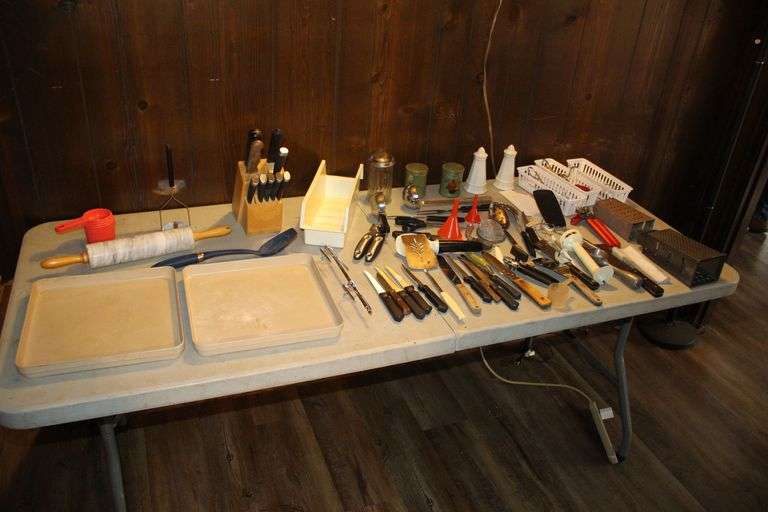 Knife Set, Knives, Cheese Grater, and Misc. Utensils image