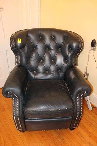 Reclining Leather Arm Chair image