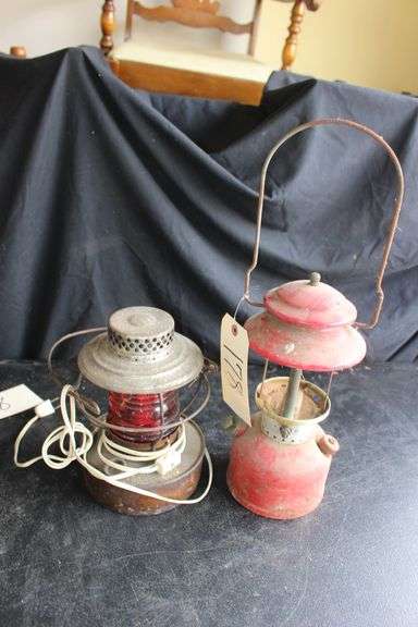 Coleman Gas Lantern and Handlan Railroad Lantern image