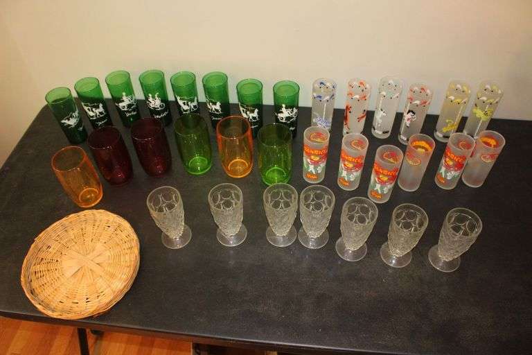 Dessert Cups, Frosted Decorative Glasses, and Misc. image