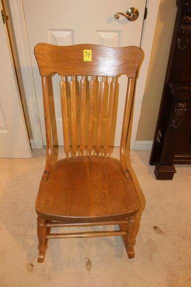 Wooden Rocking Chair image