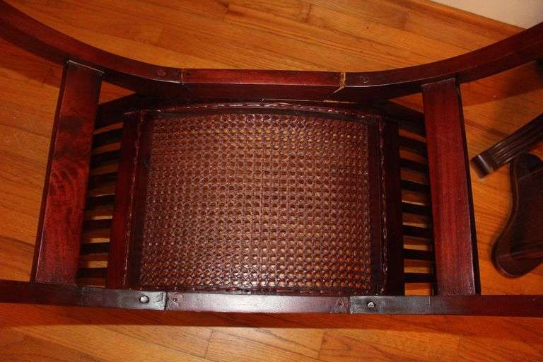 Cane Bottom Curule Chair
