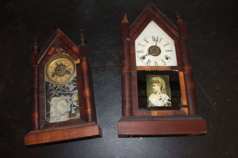 (2) Steeple Style Mantle Clocks image