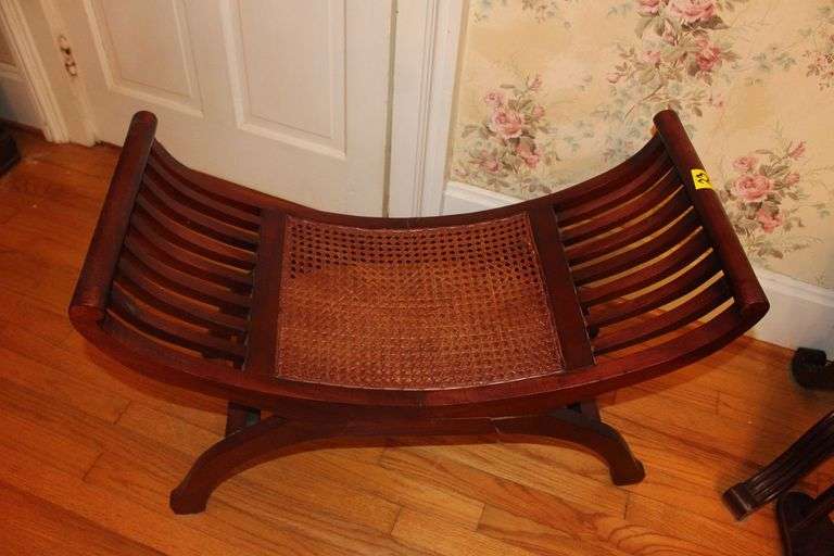 Cane Bottom Curule Chair image