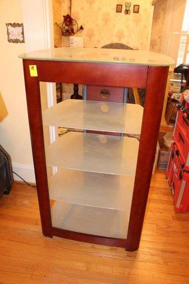 Entertainment Center with (4) Glass Shelves image