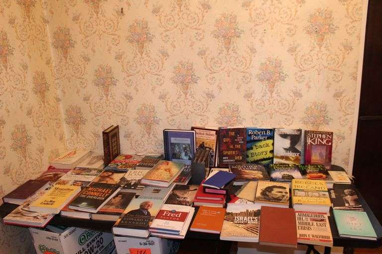 Cook Books, Stephen King, Robert B. Parker, and Misc. Books image