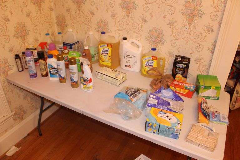 Duster Refills, Microfiber Towels, Clothespins, Multi Surface Cleaner, Starch, Oil Soap, and Misc. Cleaning Supplies image