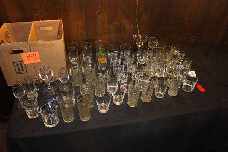 Glasses, Shot Glasses, Wine Glasses, and Misc Glassware image