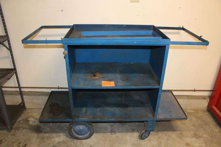 Metal Cart On Rollers image