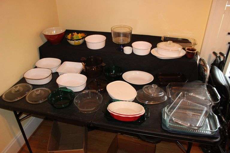 Pyrex Glass Baking Dish, Baking Dishes, Rachael Ray Bowl, Anchor Hocking Glass Baking Dishes with Lids, Trifle Dish, and Misc. image