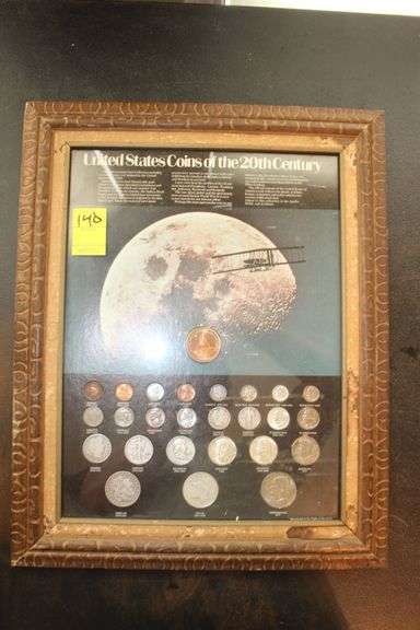 Framed US Coins of the 20th Century image