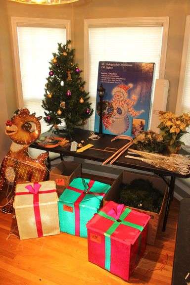 Christmas Trees, Displays, Yard Items, Flowers, and Misc. image
