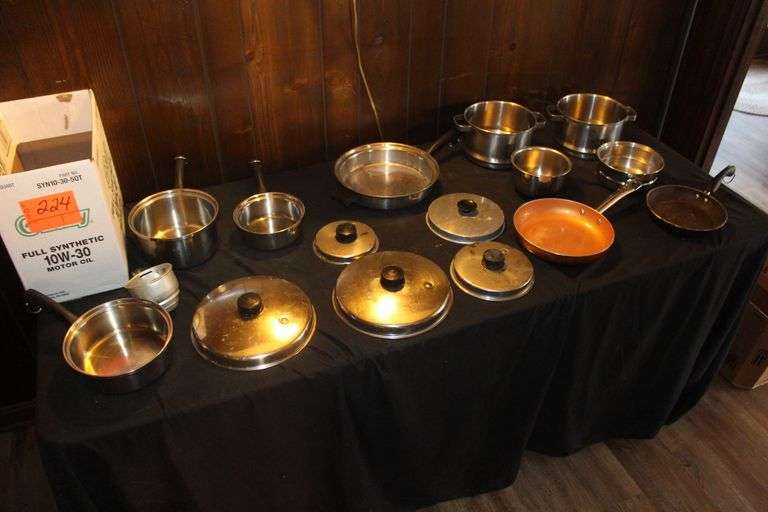 Pots, Frying Pans and Lids image