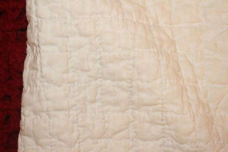 Machine Stitch Quilt, Blanket, Afghan, Yoga Mat, Place Mats, and Pillow