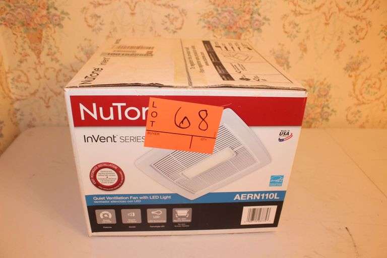 NuTone Quiet Ventilation Fan with LED Light image