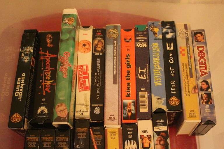 1 Way VHS Rewinder and Misc VHS and DVD Movies