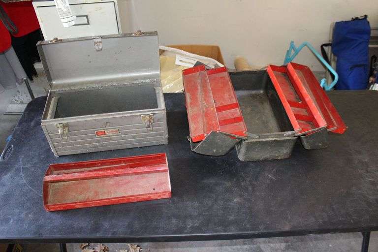 Craftsman Metal Tool Box and Union Super Steel Tool Box image