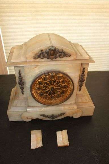 Marble Mantle Clock image