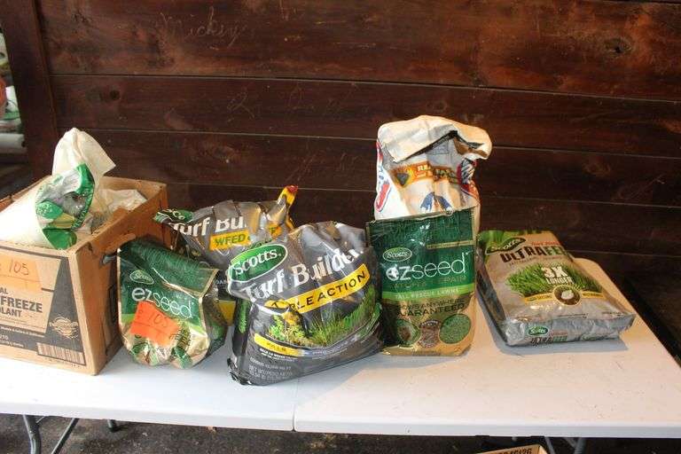 Kingsford Charcoal and Bags of Grass Seeds image