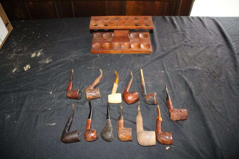 Pipe Stand and (12) Pipes image