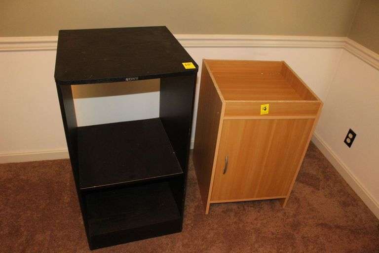 Sony Wooden TV Cabinet and Single Door Wooden Cabinet image