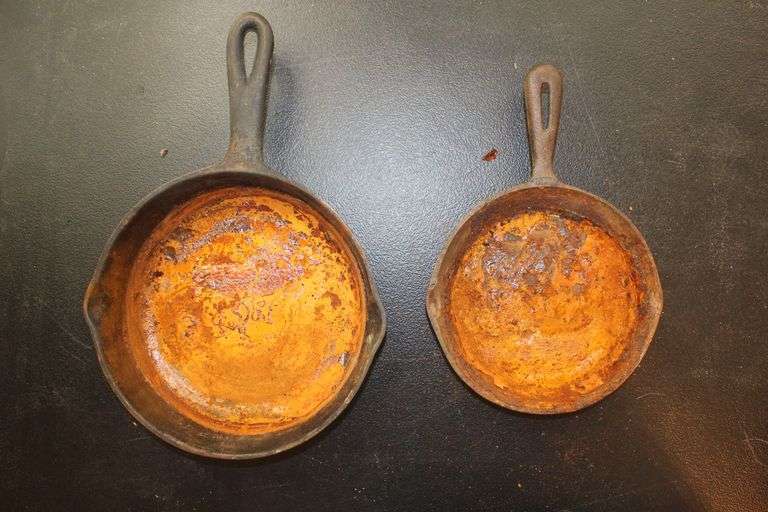 (2) Cast Iron Skillets image