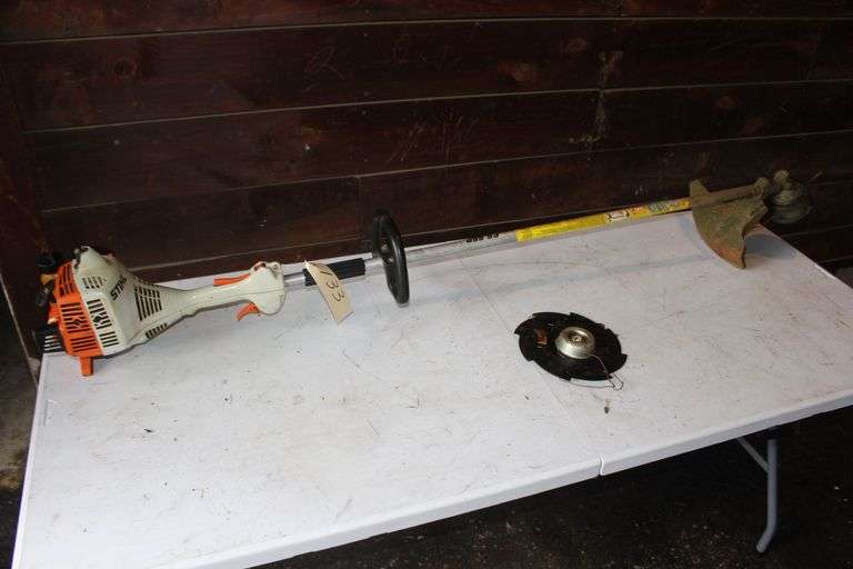 Stihl FS 55R Edge Trimmer and Circular Blade Attachment image