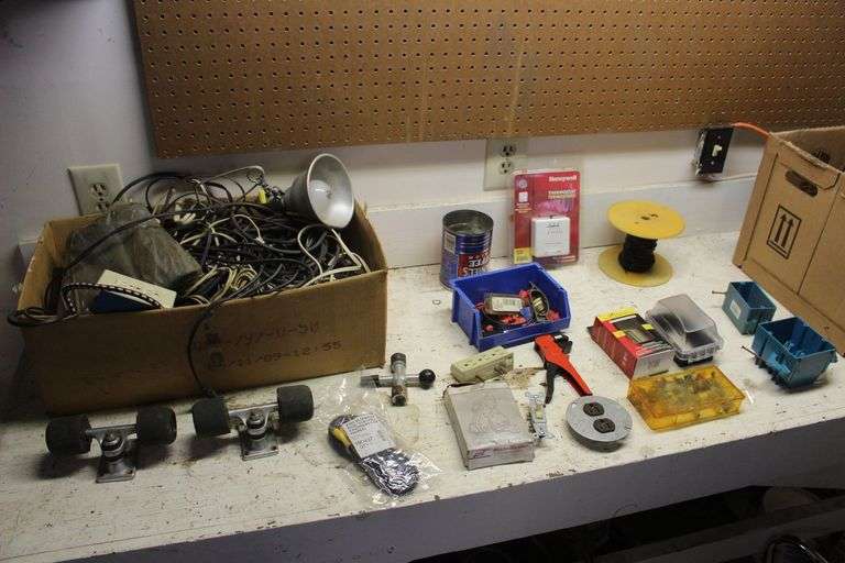 Electrical Items, Wire, Boxes, Light, Extension Cords, and Misc. image