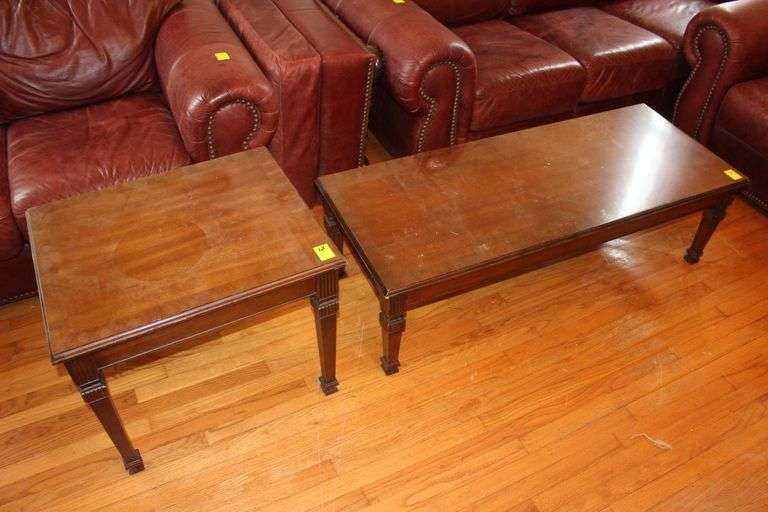 Lane Wooden Coffee Table and End Table image