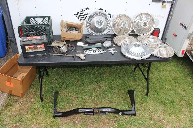 Mustang and Ford Galaxy Hub Caps, Draw Tite Hitch, Ford BXT 65 650 Car Battery, Mustang Emblems, Electrical Wiring, and Misc. Car Parts image