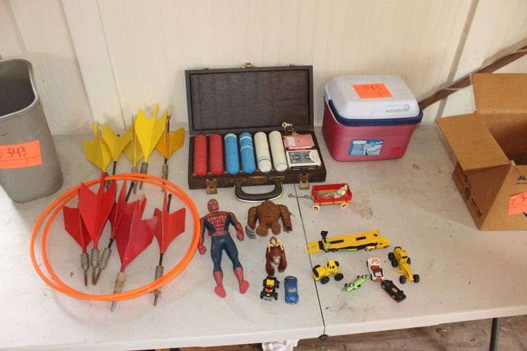 Poker Set, Yard Darts, Cooler, Toys, and Misc. image
