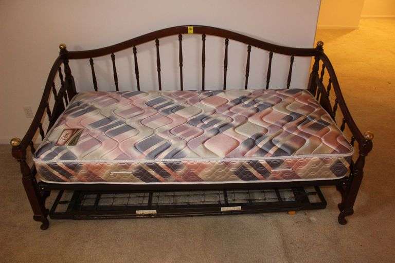 Twin Sized Day Bed with Twin Sized Pull Out Bed image