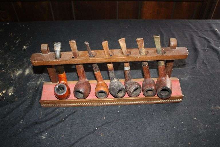 Pipe Stand and (7) Pipes image