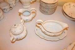 Johann Haviland Plates, Cups, Serving Plate, Cream Canisters, Gravy Boat, Bowls, Salt and Pepper Shakers China