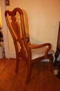 Giguere and Morin Dining Room Table, (6) Chairs, and (2) Leaves