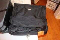 Ciao! Garment Bag, Samsonite Suitcase, Hand Bag, Dooney and Bourke Purse, Kentucky Derby Hats, and Misc.