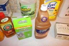Duster Refills, Microfiber Towels, Clothespins, Multi Surface Cleaner, Starch, Oil Soap, and Misc. Cleaning Supplies