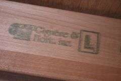 Giguere and Morin Dining Room Table, (6) Chairs, and (2) Leaves
