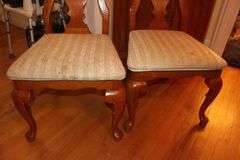 Giguere and Morin Dining Room Table, (6) Chairs, and (2) Leaves