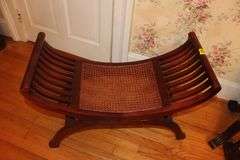 Cane Bottom Curule Chair
