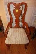 Giguere and Morin Dining Room Table, (6) Chairs, and (2) Leaves