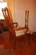 Giguere and Morin Dining Room Table, (6) Chairs, and (2) Leaves