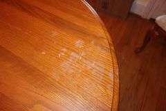 Giguere and Morin Dining Room Table, (6) Chairs, and (2) Leaves