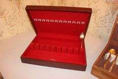 WM Rogers Silver Plate and Ranmaru Gold Tone Silverware and (3) Silverware Cases